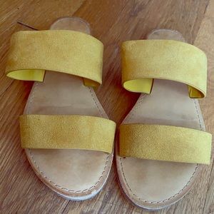 yellow sandals!